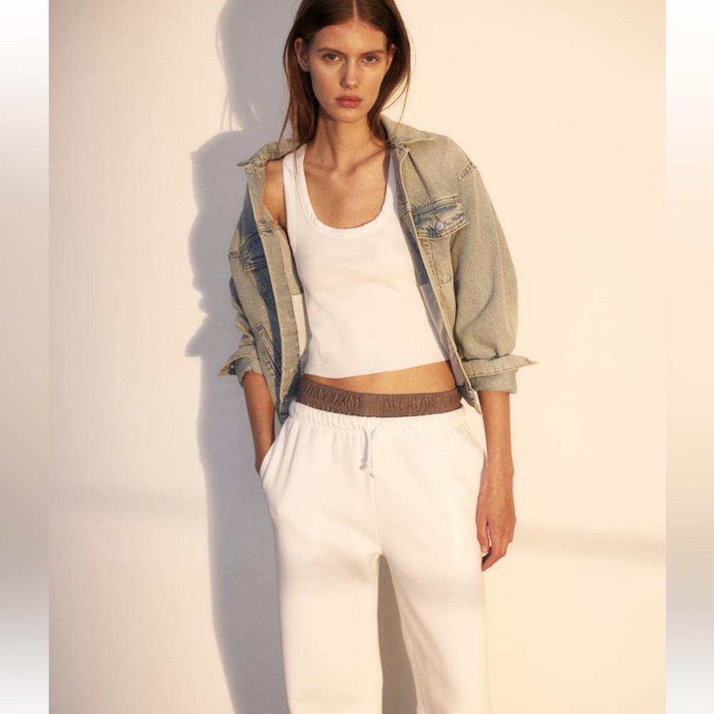 H&M Ribbed Crop Tank Top